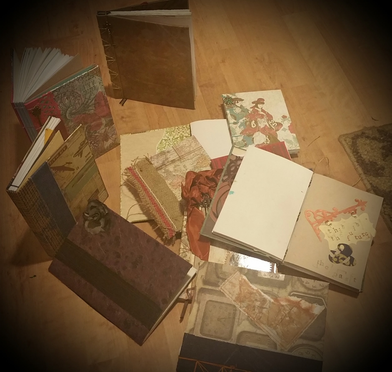 how to make a homemade book binding